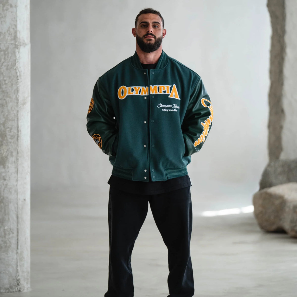 Olympia Champions Made Varsity Jacket