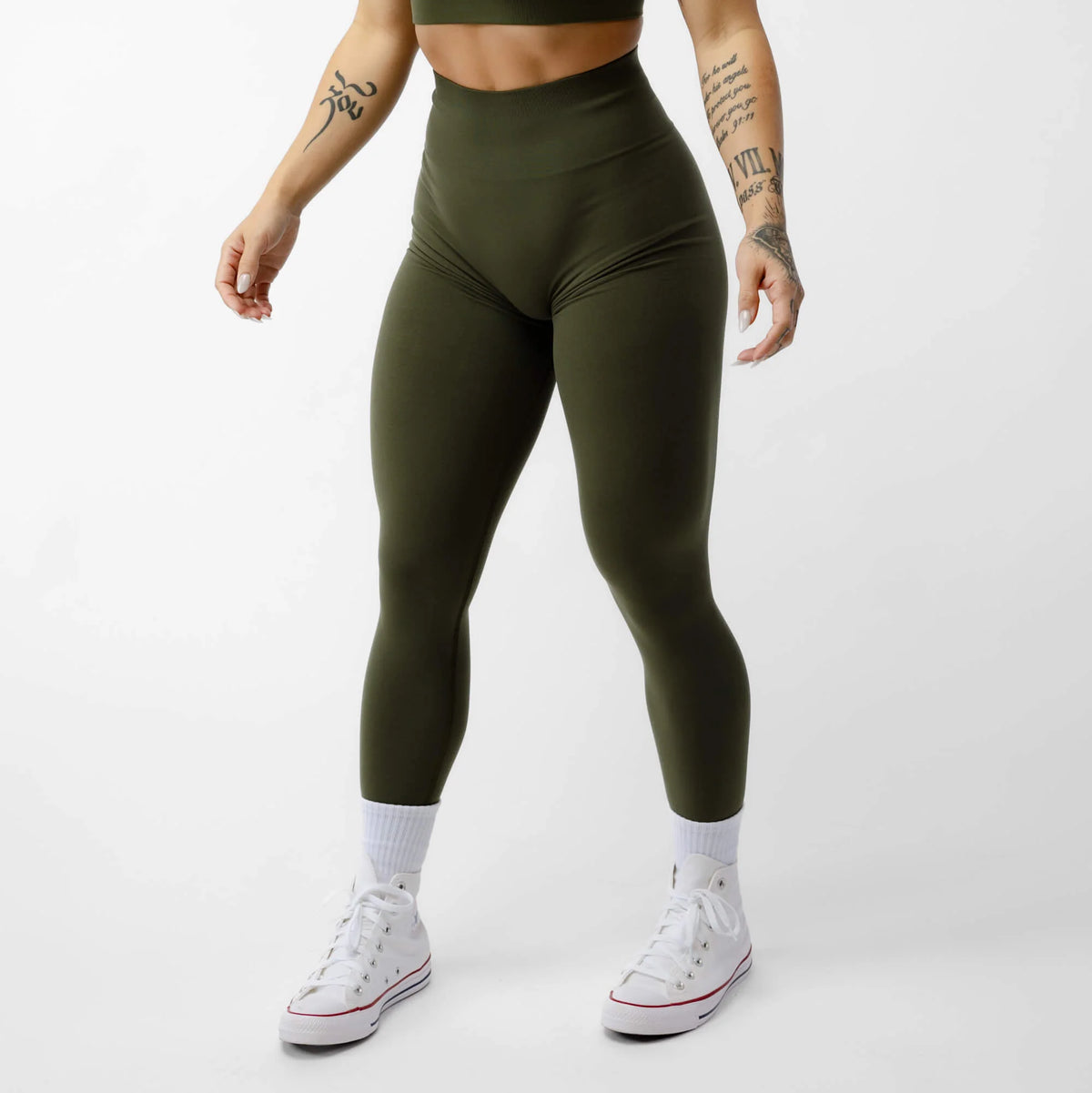 Halo Leggings - Vintage Green