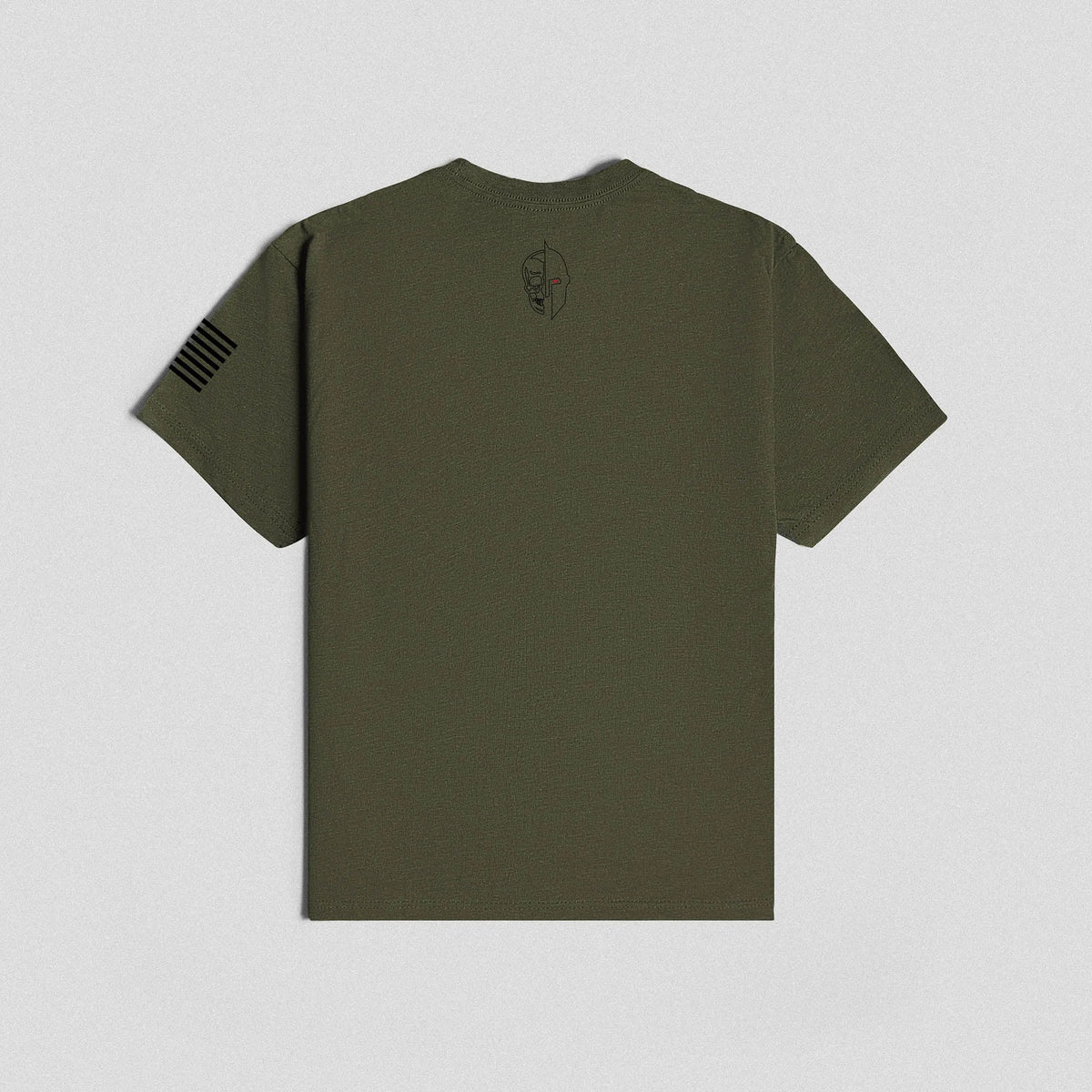 Machine Stamp Tee - Military Green