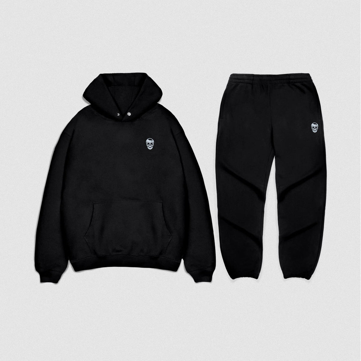 Heavyweight Warm-Up Set - Black/White