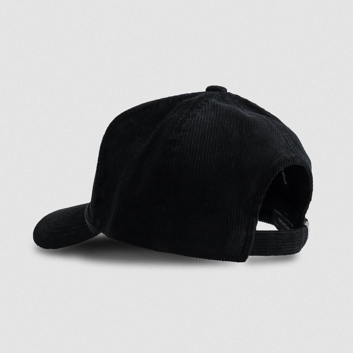Corduroy Reapers 5-Panel Hat - Black/Black
